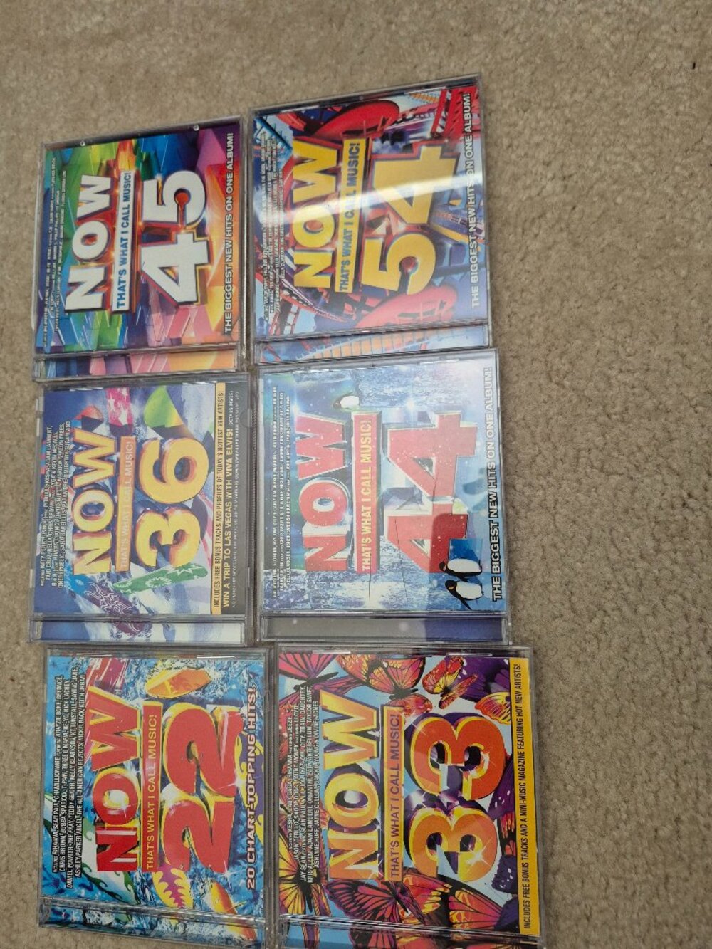 Now cd lot 6 total